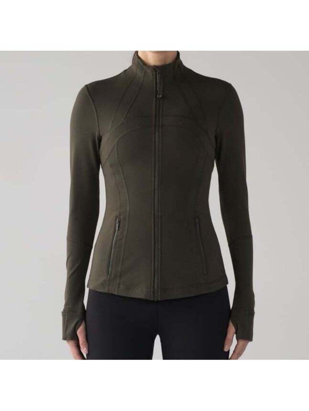 Lululemon Define Jacket Dark Olive size 6